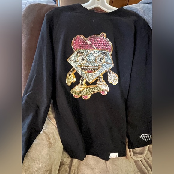 Diamond Supply CO crew neck worn/ washed 1 time - Picture 1 of 4